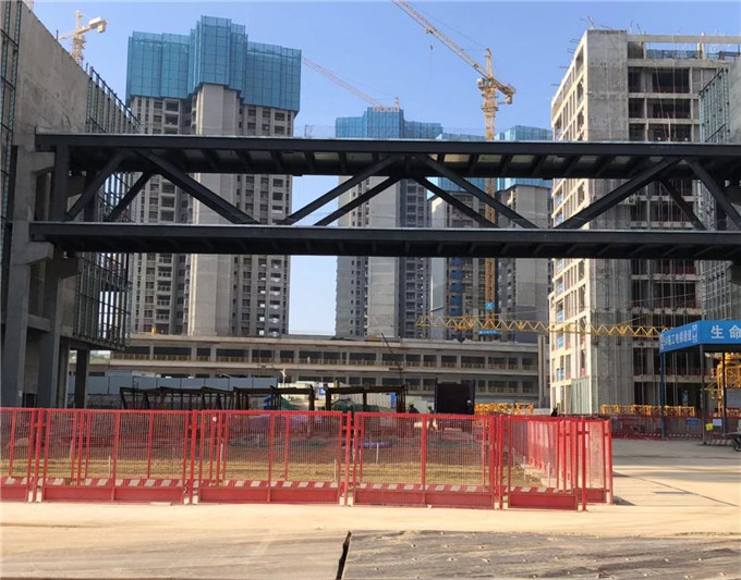 上海钢结构连廊工程案例全景